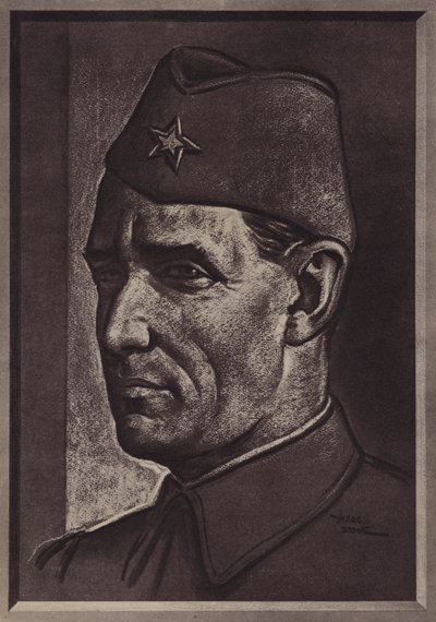 Marshal Tito, commander of the partisan army that liberated Yugoslavia from the Germans by Marcus Stone